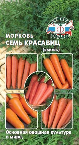 Морковь Семь Красавиц (смесь лучших сортов)