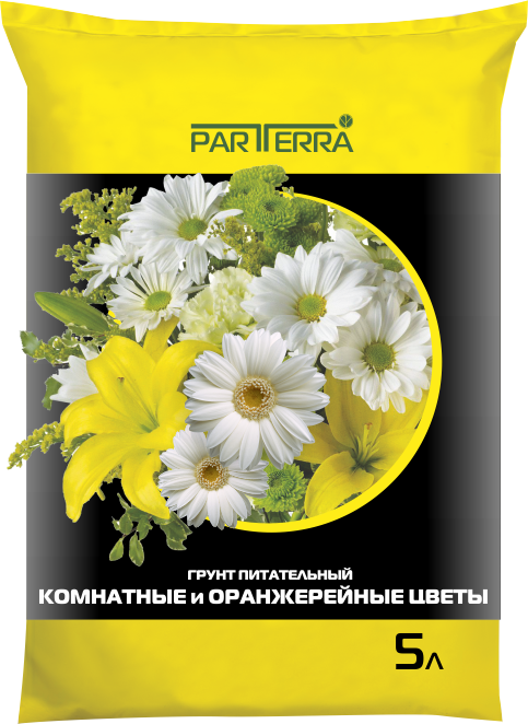 Грунт для комнатных и оранжерейных цветов (Нов-Агро), 5 л
