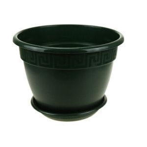 Горшок пласт Антик 3,6 малахит