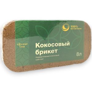 Кокосовый брикет 8л "Солнце Сад"