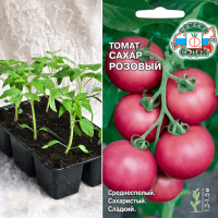 Томат Сахар Розовый, кассета 6шт.