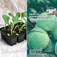 Капуста б/к Сахарная голова, кассета 6шт.