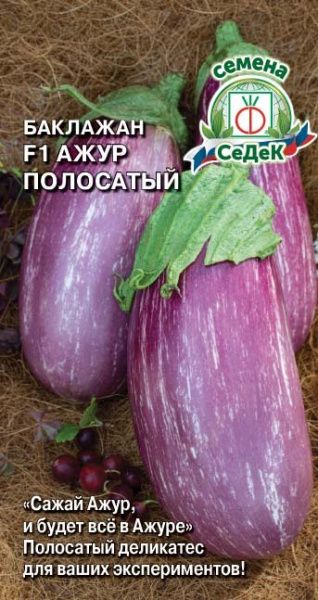 Баклажан F1 Ажур полосатый