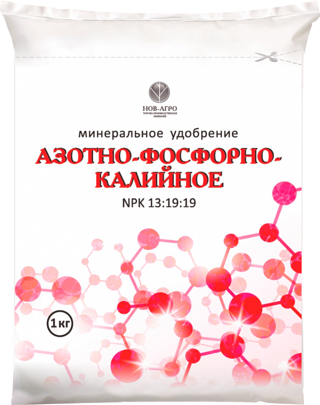 Азотно-фосфорно-калийное удобрение (Нов-Агро) 1 кг