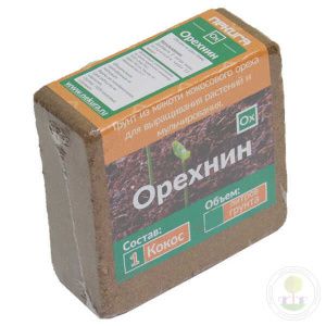 Кокосовый субстрат Орехнин-1 4л