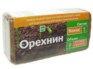 Кокосовый субстрат Орехнин-1 9л