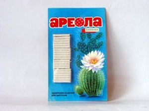 Удобрения-палочки для кактусов Ареола