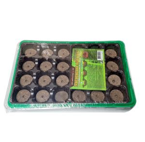 Мини-тепличка  для рассады с торфяными таблетками d42 28ш/30 СЗТК